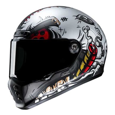 CASCO HJC V10 VATT NEGRO / GRIS