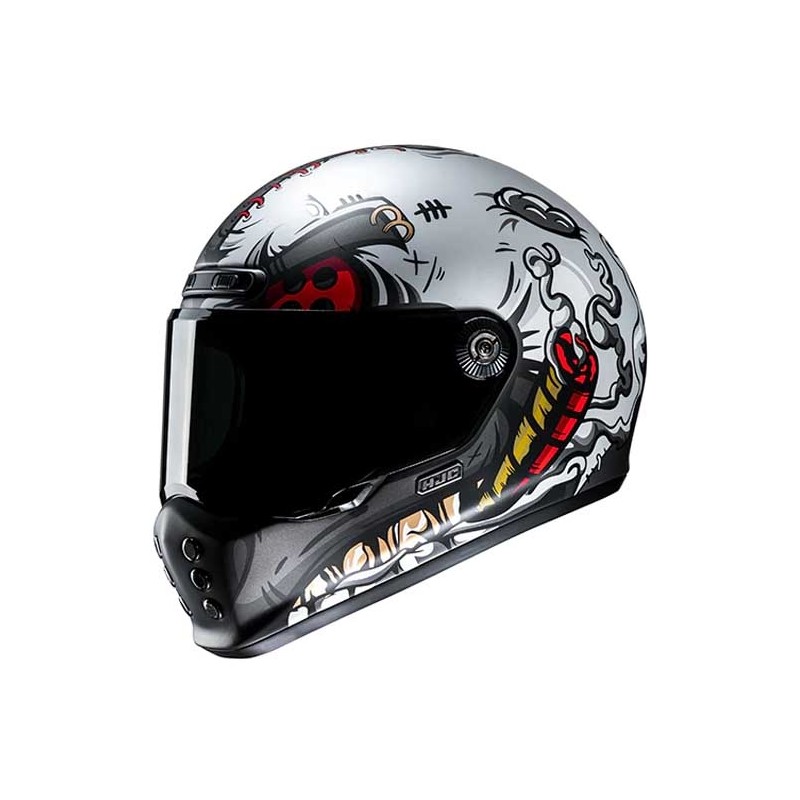 CASCO HJC V10 VATT NEGRO / GRIS