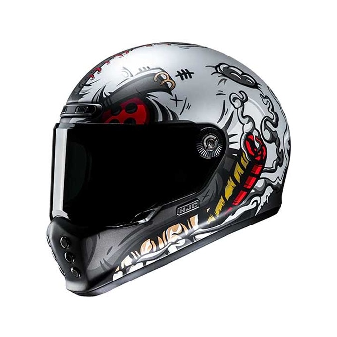 CASCO HJC V10 VATT NEGRO / GRIS
