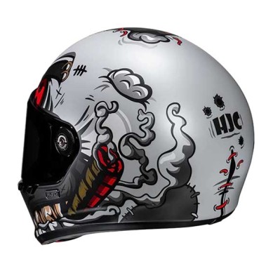 CASCO HJC V10 VATT NEGRO / GRIS