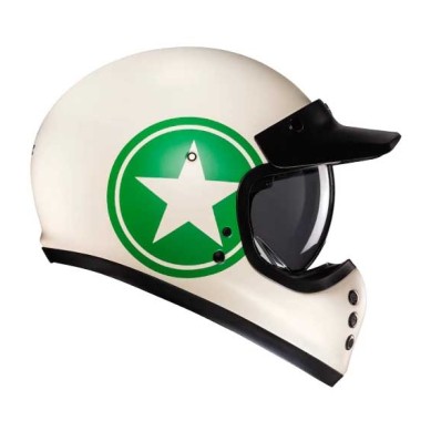 CASCO HJC V60 NYX BLANCO / VERDE