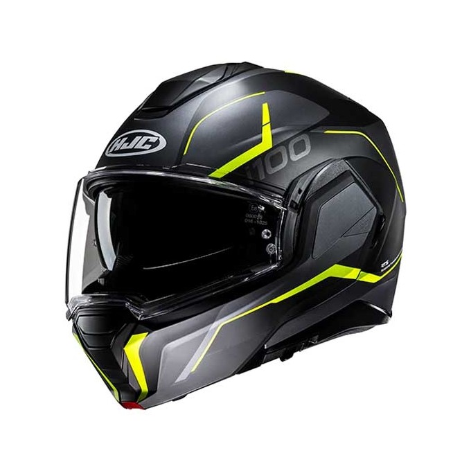 CASCO MODULAR  HJC I100 LORIX AZUL / NEGRO / PLATA