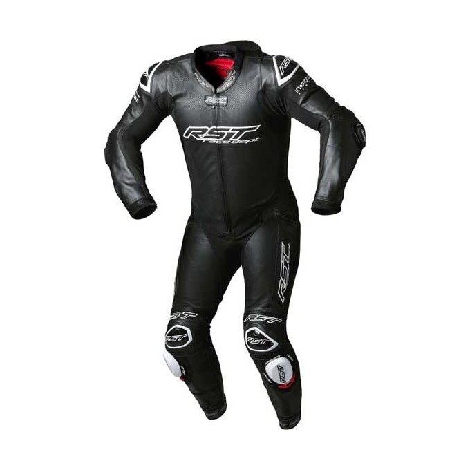 MONO DE PIEL RST V4.1 EVO KANGAROO AIRBAG CE HOMBRE - NEGRO