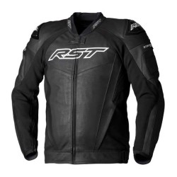 CHAQUETA DE PIEL RST TRACTECH EVO 5 CE HOMBRE - NEGRO