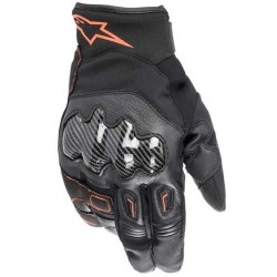 GUANTES ALPINESTARS SMX-1 DRYSTAR BLACK RED FLUO
