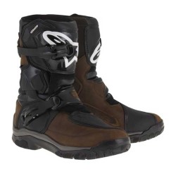 BOTAS ALPINESTARS BELIZE DRYSTAR OILED LEATHER BROWN BLACK