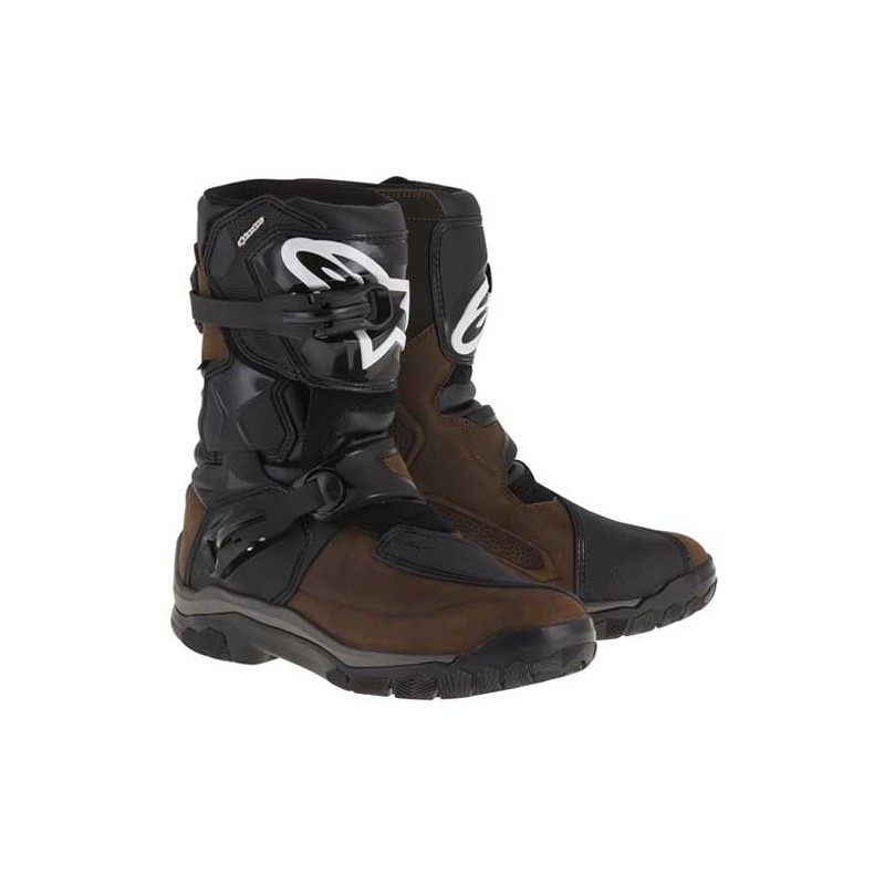 BOTAS ALPINESTARS BELIZE DRYSTAR OILED LEATHER BROWN BLACK