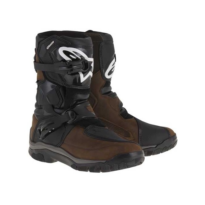 BOTAS ALPINESTARS BELIZE DRYSTAR OILED LEATHER BROWN BLACK