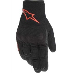 GUANTES ALPINESTARS S MAX DRYSTAR BLACK RED FLUO