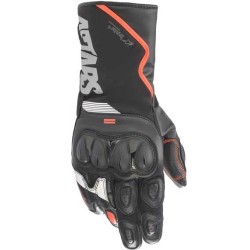 GUANTES ALPINESTARS SP-365 DRYSTAR BLACK RED FLUO WHITE