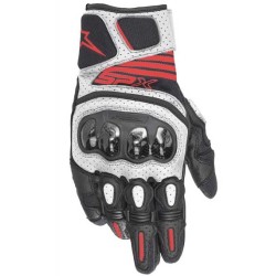 GUANTES ALPINESTARS SP X AIR CARBON V2 BLACK WHITE RED FLUO