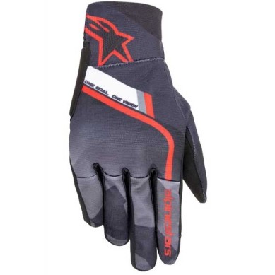 GUANTES ALPINESTAR REEF BLACK GRAY CAMO BRIGHT RED