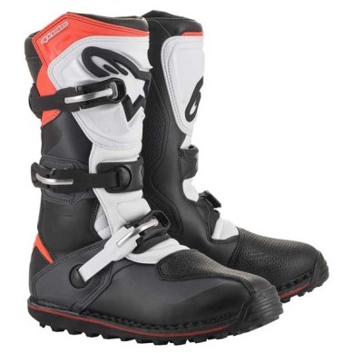 BOTAS ALPINESTARS TECH T BLACK GRAY RED FLUO