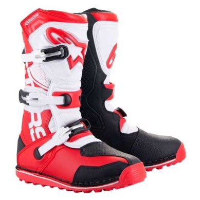 BOTAS ALPINESTARS TECH T BRIGHT RED BLACK WHITE