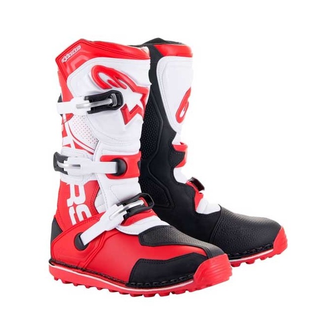 BOTAS ALPINESTARS TECH T BRIGHT RED BLACK WHITE