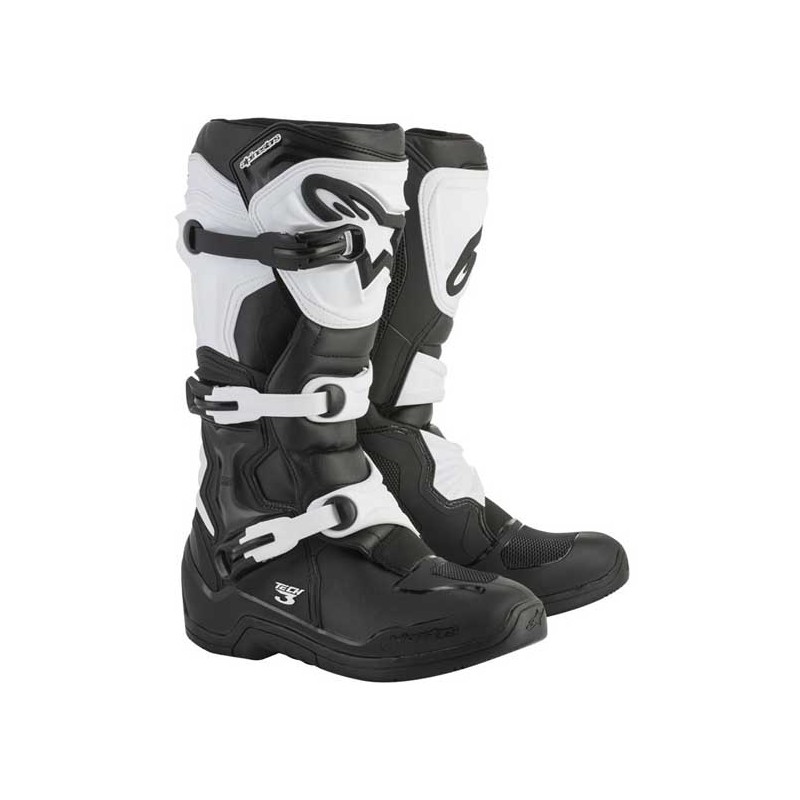 BOTAS ALPINESTARS TECH 3 BLACK WHITE