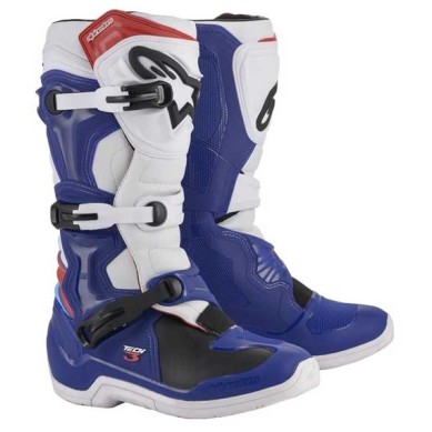 BOTAS ALPINESTARS TECH 3 BLUE WHITE RED