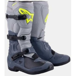 BOTAS ALPINESTARS TECH 3 DARK GRAY LIGHT GRAY BLACK