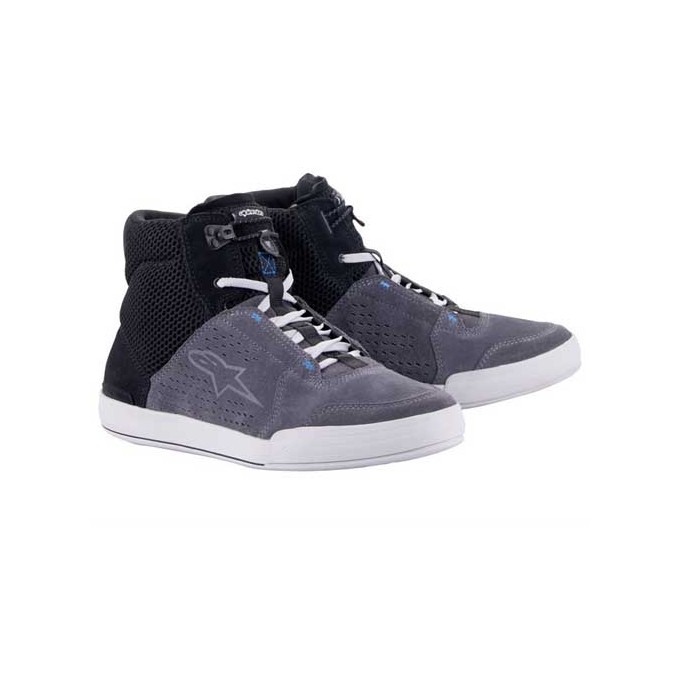 BOTAS ALPINESTARS CHROME AIR BLACK COOL GRAY BLUE