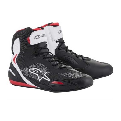 BOTAS ALPINESTARS FASTER-3 RIDEKNIT NEGRO / BLANCO / ROJO