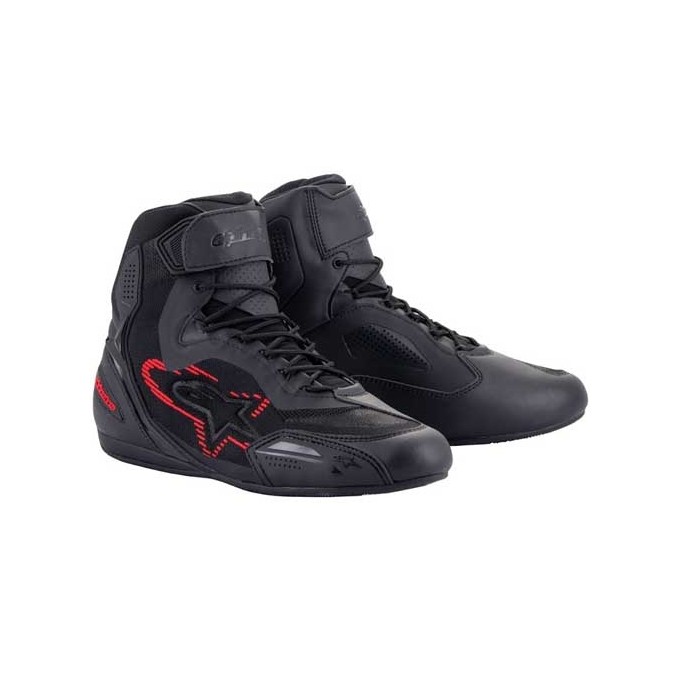 BOTAS ALPINESTARS FASTER-3 RIDEKNIT NEGRO / ROJO / GRIS