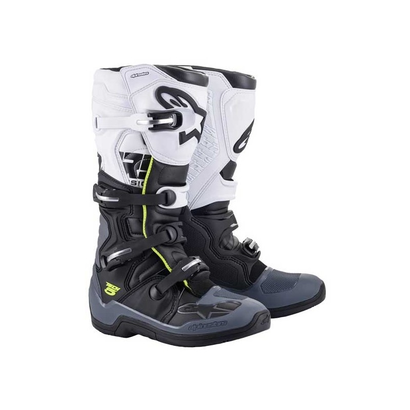 BOTAS ALPINESTARS TECH 5 NEGRO / GRIS / BLANCO
