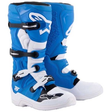 BOTAS ALPINESTARS TECH 5 NARANJA AZUL / BLANCO