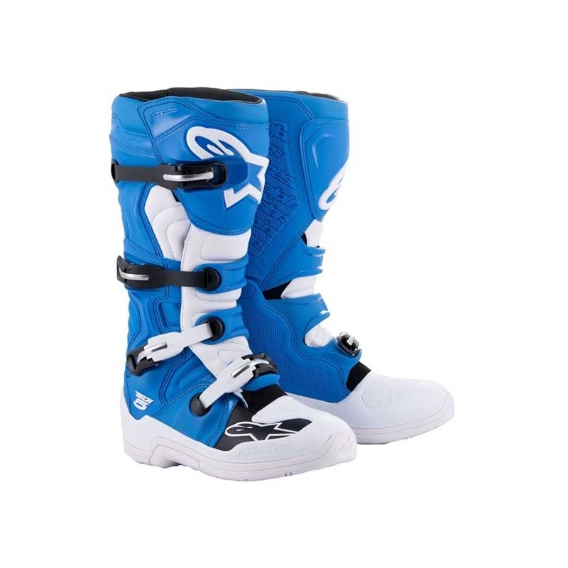 BOTAS ALPINESTARS TECH 5 NARANJA AZUL / BLANCO