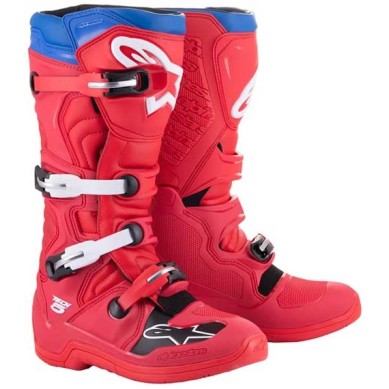 BOTAS ALPINESTARS TECH 5 AZUL / ROJO