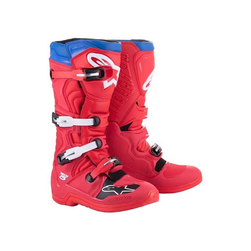 BOTAS ALPINESTARS TECH 5 AZUL / ROJO