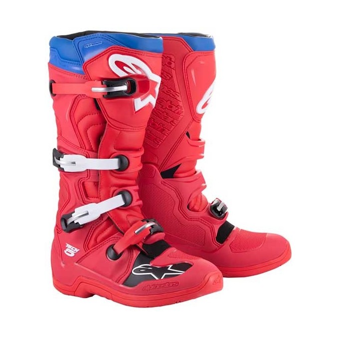 BOTAS ALPINESTARS TECH 5 AZUL / ROJO