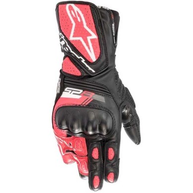 GUANTES ALPINESTARS STELLA SP-8 V3 NEGRO / BLANCO / ROSA