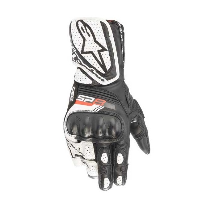 GUANTES ALPINESTARS STELLA SP-8 V3 NEGRO / BLANCO