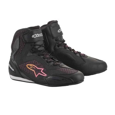 BOTAS ALPINESTARS STELLA FASTER-3 RIDEKNIT NEGRAS / ROSAS