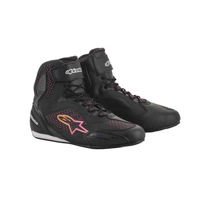 BOTAS ALPINESTARS STELLA FASTER-3 RIDEKNIT NEGRAS / ROSAS