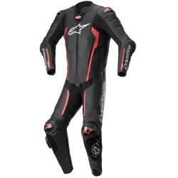 MONO DE PIEL 1 PIEZA HOMBRE ALPINESTARS MISSILE V2 NEGRO / ROJO