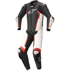 MONO DE PIEL 1 PIEZA HOMBRE ALPINESTARS MISSILE V2 NEGRO / BLANCO / ROJO