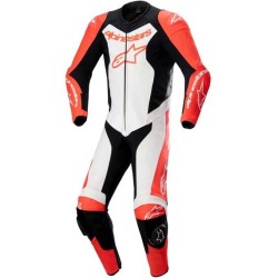 MONO DE PIEL 1 PIEZA HOMBRE ALPINESTARS GP FORCE LURV ROJO / BLANCO / NEGRO