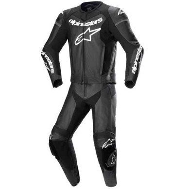 MONO DE PIEL 2 PIEZAS ALPINESTARS GP FORCE LURV NEGRO