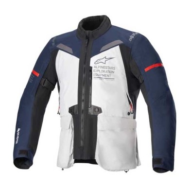 CHAQUETA ALPINESTARS ST-7 2L GORE-TEX NEGRA / AZUL OSCURO / GRIS