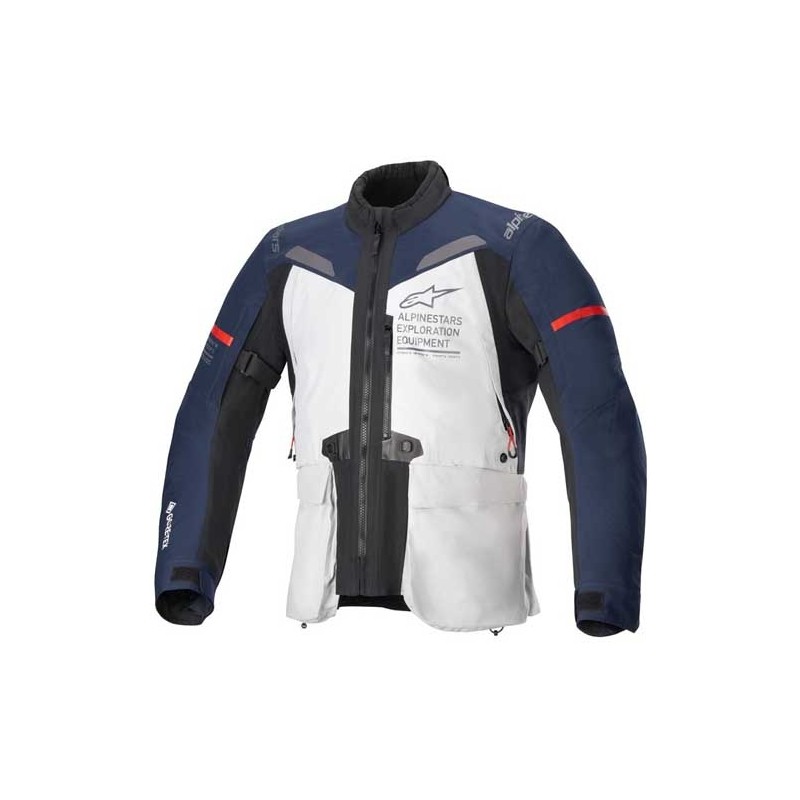 CHAQUETA ALPINESTARS ST-7 2L GORE-TEX NEGRA / AZUL OSCURO / GRIS