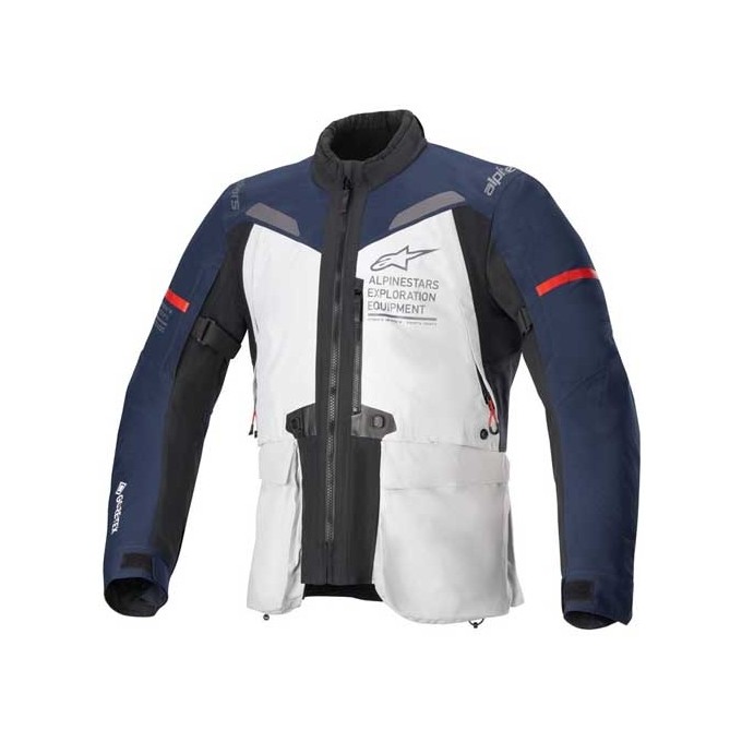 CHAQUETA ALPINESTARS ST-7 2L GORE-TEX NEGRA / AZUL OSCURO / GRIS