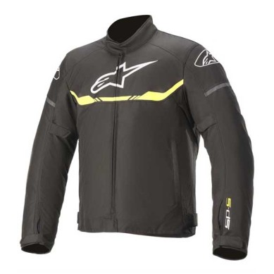 CHAQUETA ALPINESTARS T-SP S WATERPROOF NEGRA / AMARILLO FLUOR