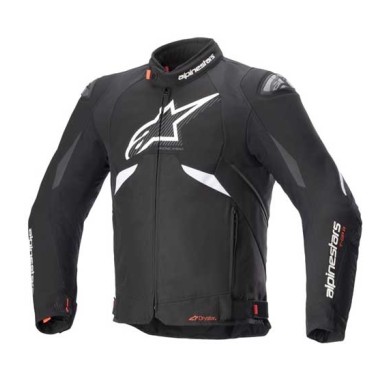 CHAQUETA ALPINESTARS T-GP R V3 DRYSTAR NEGRA / BLANCA