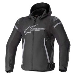 CHAQUETA ALPINESTARS ZACA WATERPROOF NEGRA / GRIS
