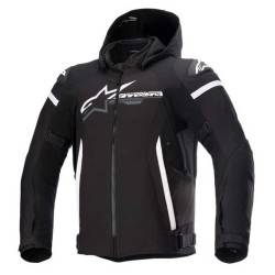 CHAQUETA ALPINESTARS ZACA WATERPROOF NEGRA / BLANCA