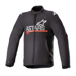 CHAQUETA ALPINESTARS SMX WATERPROOF NEGRA / GRIS / ROJA