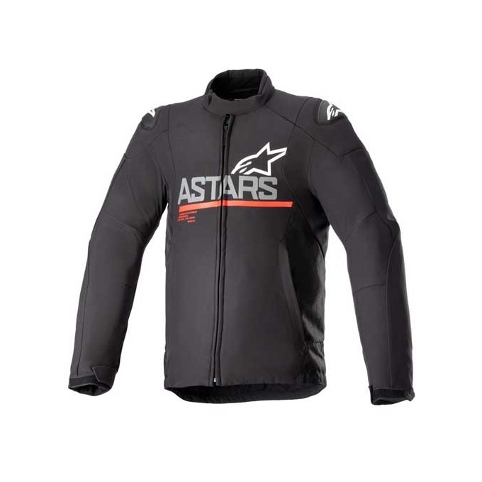 CHAQUETA ALPINESTARS SMX WATERPROOF NEGRA / GRIS / ROJA