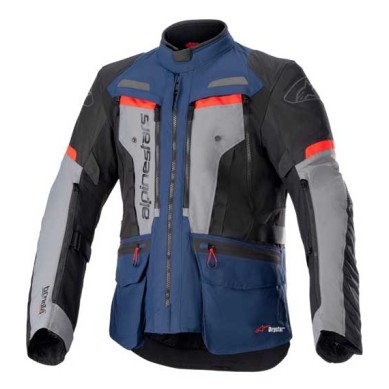 CHAQUETA ALPINESTARS BOGOTA PRO DRYSTAR AZUL / NEGRA / ROJA