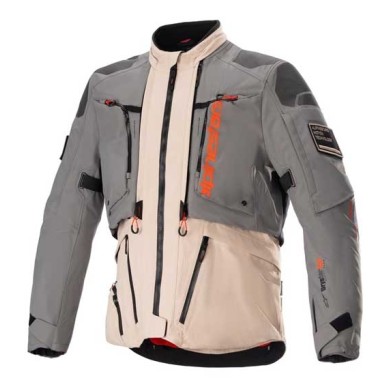 CHAQUETA ALPINESTARS AMT-10R DRYSTAR XF GRIS / MARRON / NARANJA